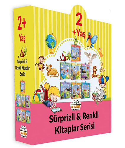 2+ Yaş Sürprizli ve Renkli Kitaplar Serisi (7 Kitap Set)