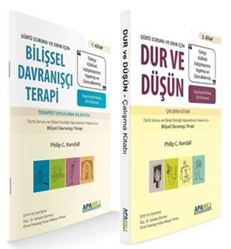 Dürtü Sorunu ve DEHB İçin Bilişsel Davranışçı Terapi - 2 Kitap Takım