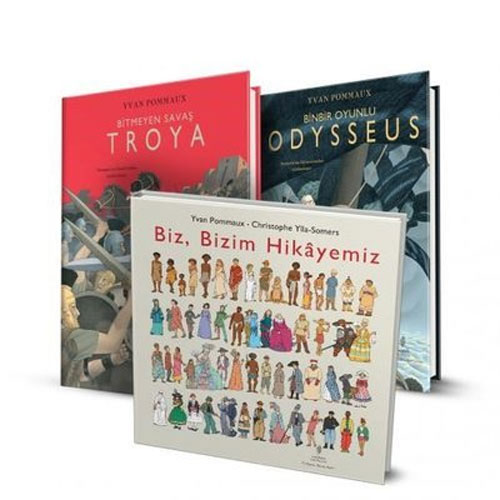 Yvan Pommaux Resimli Gençlik Kitapları - 3 Kitap Takım (Ciltli)