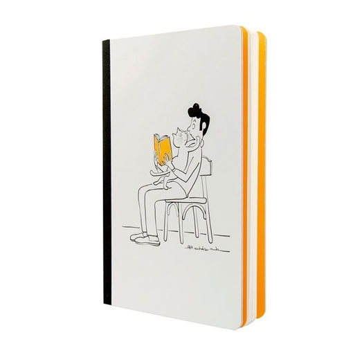 Can Dükkan Defter - Adam ve Kedi (Ciltli)