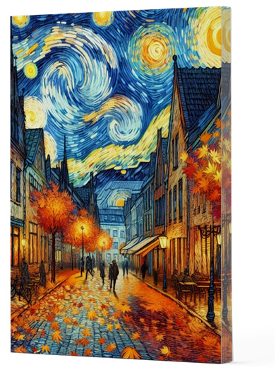 Van Gogh 3 Sokak  - Çizgili Defter