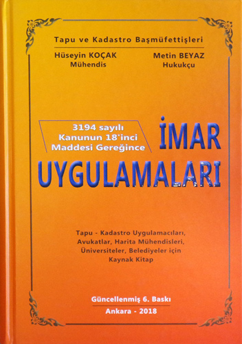 İmar Uygulamaları (3194 sayılı Kanunun 18' inci Maddesi Gereğince)