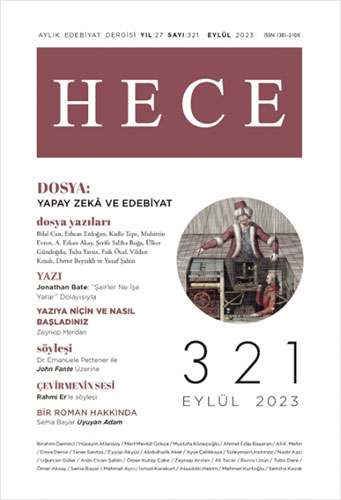 Hece Aylık Edebiyat Dergisi Sayı - 321