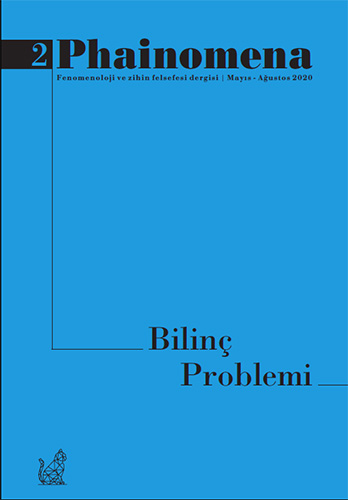 Phainomena Fenomenoloji ve Zihin Felsefesi Dergisi Sayı: 2 