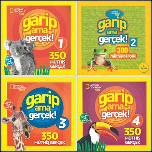 National Geographic Kids - Garip Ama Gerçek Seti (4 Kitap Takım)