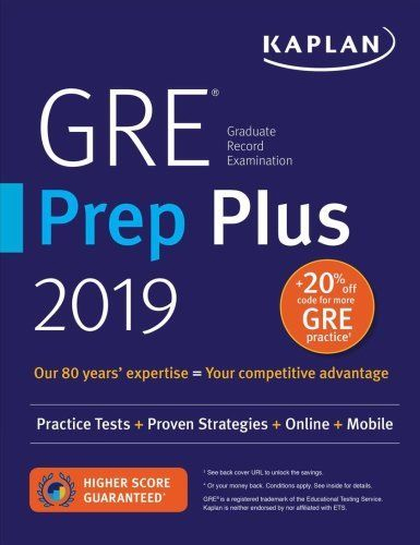 GRE Prep Plus 2019