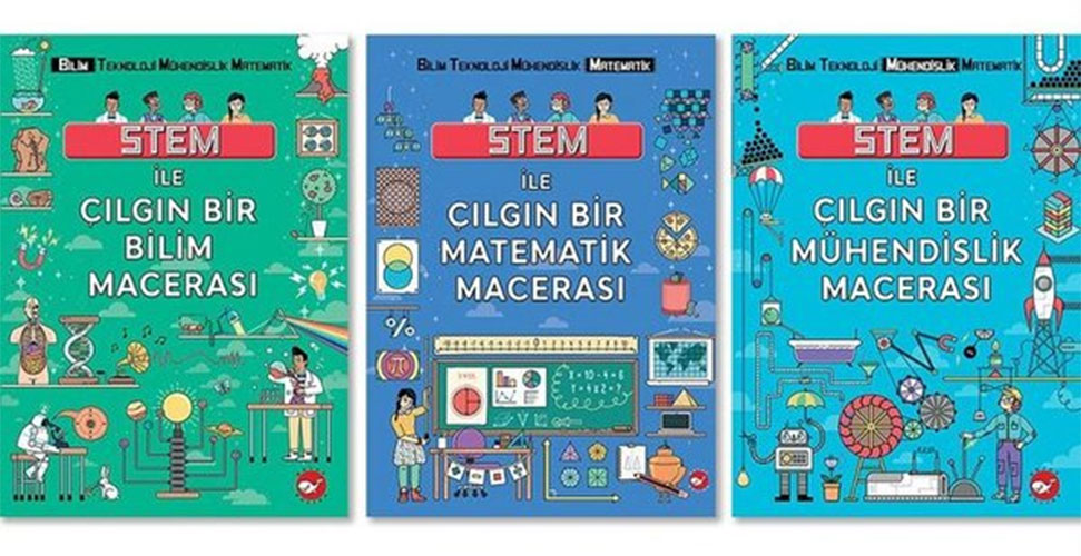 Stem ile Çılgın Maceralar Seti - 3 Kitap Takım