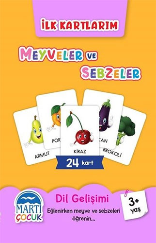 İlk Kartlarım - Meyveler ve Sebzeler