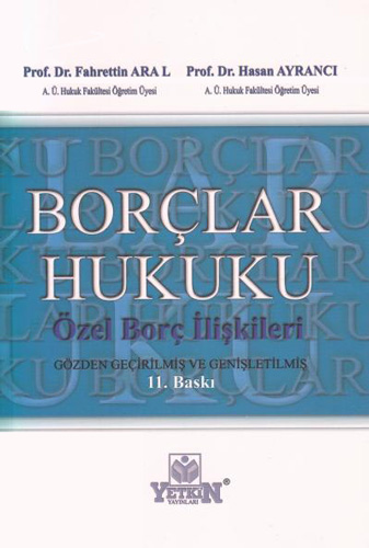 Borçlar Hukuku Özel Borç İlişkileri