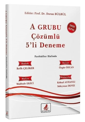 A Grubu Çözümlü 5 'li Deneme