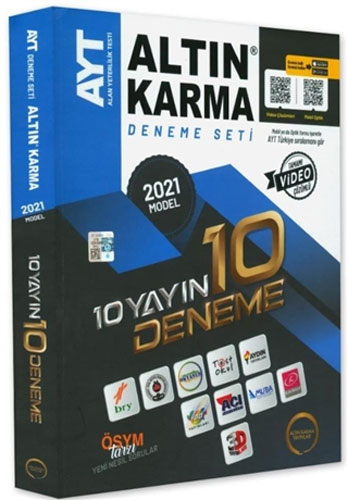 2021 AYT 10 Farklı Yayın 10 Farklı Deneme