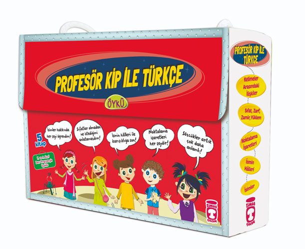 Profesör Kip İle Türkçe 1 Set - 5 Kitap Takım