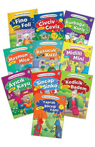 Hikayelerle Dini Değerler Set - (10 Kitap)