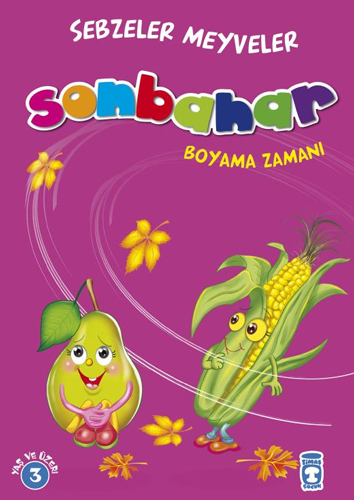 Sebzeler Meyveler - Sonbahar Boyama Zamanı