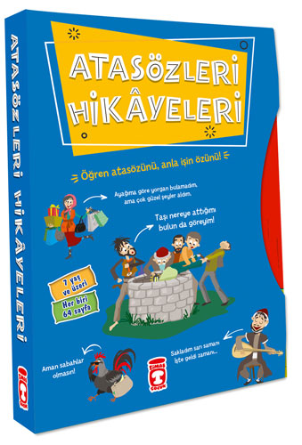 Atasözleri Hikayeleri Set - 5 Kitap Takım