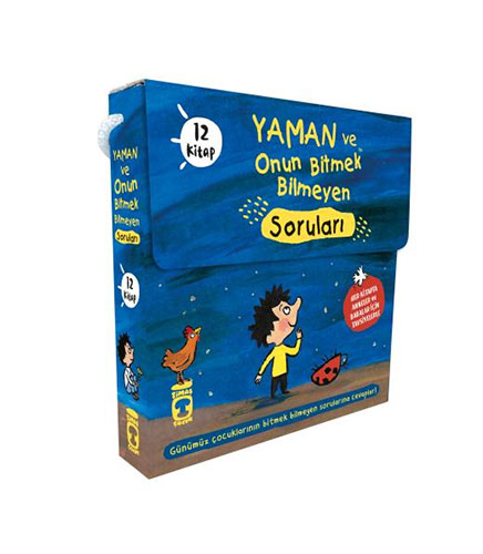 Yaman ve Onun Bitmek Bilmeyen Soruları Seti-12 Kitap Takım Kutulu