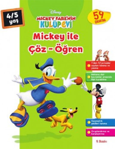 Mickey ile Çöz Öğren 4-5 Yaş