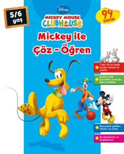 Mickey ile Çöz - Öğren (5-6 Yaş)