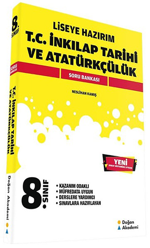 8.Sınıf T.C. İnkılap Tarihi ve Atatürkçülük Soru Bankası