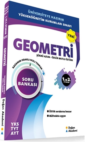 YKS TYT-AYT Geometri Soru Bankası Kazanım Odaklı Hızlı Tekrar