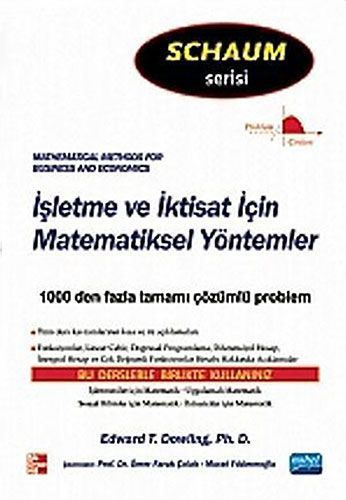 İşletme ve İktisat İçin Matematiksel Yöntemler