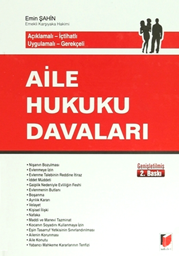 Aile Hukuku Davaları (Ciltli)