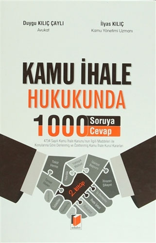 Kamu İhale Hukukunda 1000 Soruya 1000 Cevap (Ciltli)