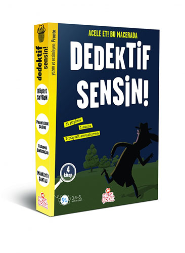 Dedektif Sensin! 2 (4 Kitap Takım)