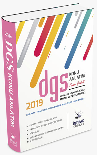 2019 DGS Tamamı Çözümlü Konu Anlatım