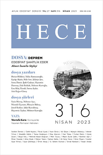 Hece Aylık Edebiyat Dergisi Sayı: 316