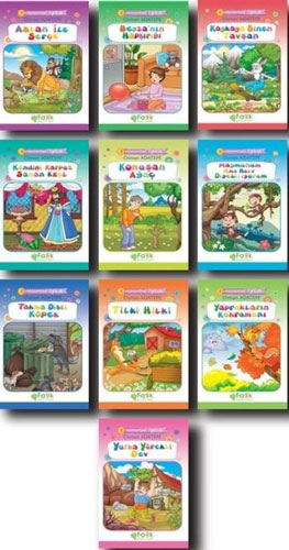 Kumbaramdaki Öyküler Mini Masallar - 10 Kitap Takım