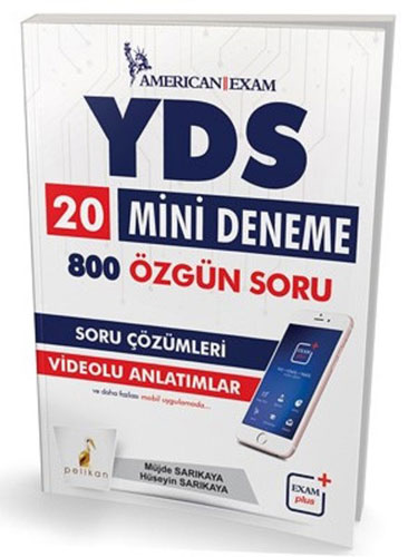 2018 YDS 20 Mini Deneme 800 Özgün Soru