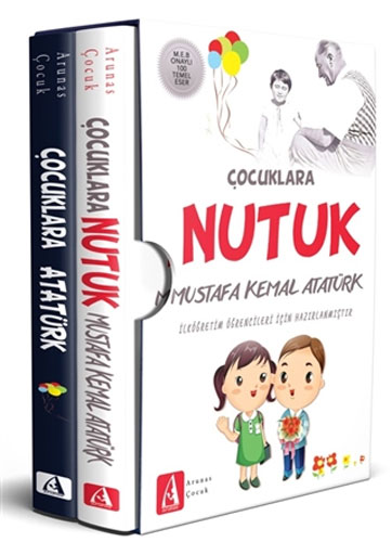 Çocuklar İçin Atatürk Seti - 2 Kitap Takım Kutulu