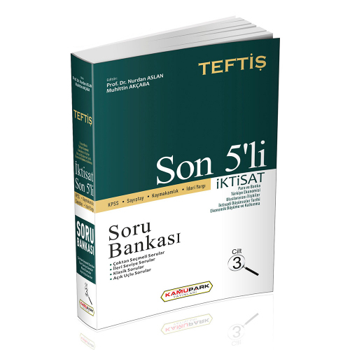 TEFTİŞ KPSS İktisat Cilt: 3 Son 5’li Soru Bankası