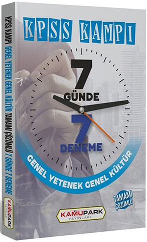 KPSS Kampı Genel Kültür Genel Yetenek 7 Günde 7 Deneme