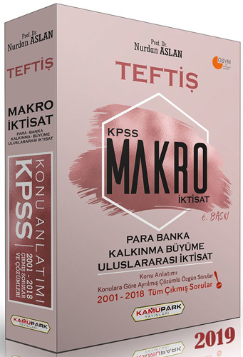 TEFTİŞ KPSS Makro İktisat, Para Banka, Kalkınma Büyüme, Uluslararası İktisat