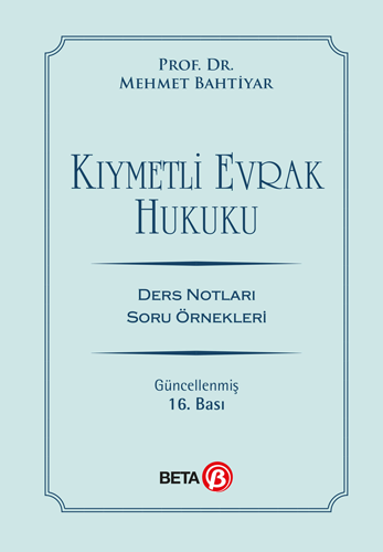 Kıymetli Evrak Hukuku