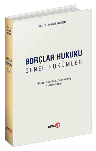 Borçlar Hukuku Genel Hükümler (Ciltli)