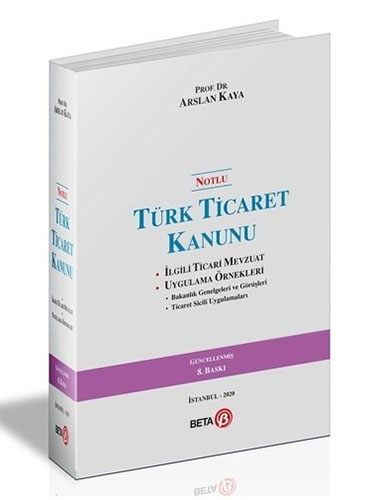 Notlu Türk Ticaret Kanunu ( Ciltli )