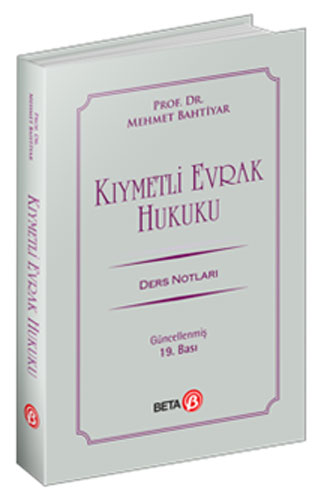 Kıymetli Evrak Hukuku (Ders Notları)