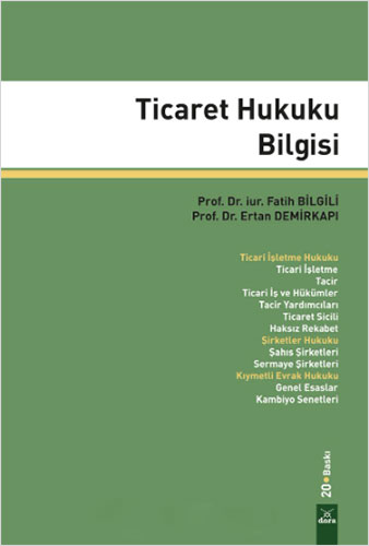 Ticaret Hukuku Bilgisi