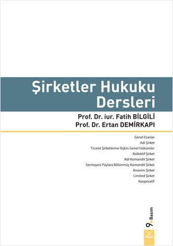 Şirketler Hukuku Dersleri