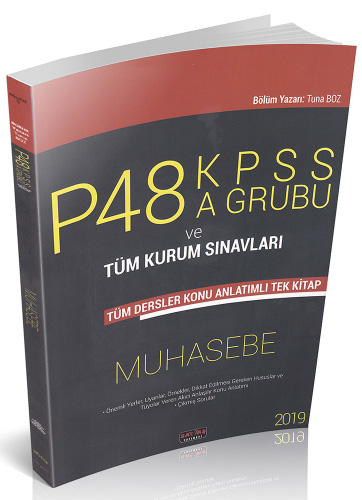 P48 KPSS A Grubu ve Tüm Kurum Sınavları - Muhasebe Konu Anlatımlı Tek Kitap