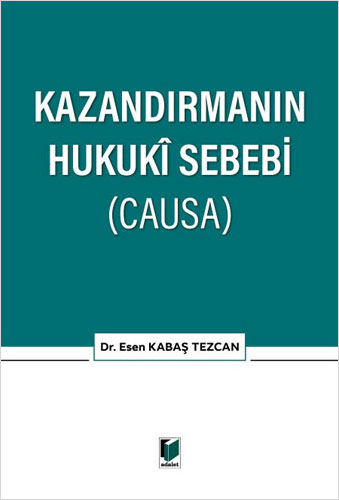 Kazandırmanın Hukuki Sebebi (CAUSA)