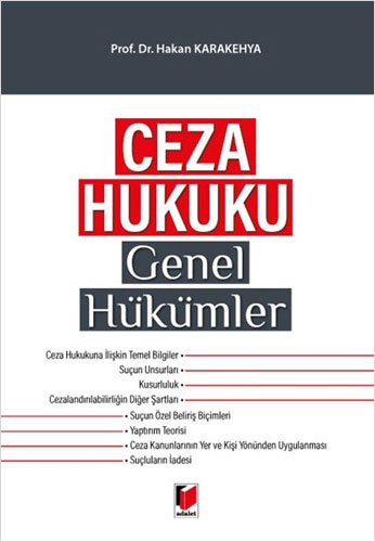 Ceza Hukuku Genel Hükümler