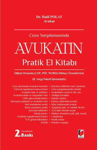 Ceza Yargılamasında Avukatın Pratik El Kitabı (Ciltli)