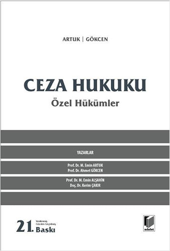 Ceza Hukuku Özel Hükümler (Ciltli)