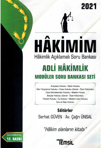 2021 Hakimim Adli Hakimlik Modüler Soru Bankası Seti