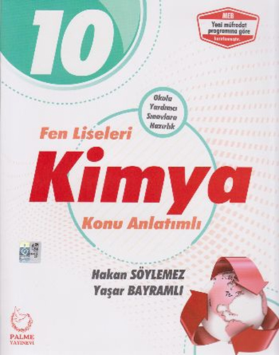 2019 10. Sınıf Fen Liseleri Kimya Konu Anlatımlı