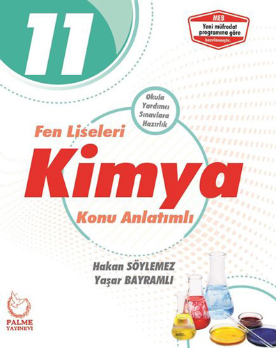 2019 Palme 11. Sınıf Fen Liseleri Kimya Konu Anlatımlı